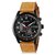 Curren Brown Leather Strap Black Analog Dial Denim Watch Meter Design By Shree Ladi Fashion