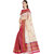 Florence Pink & Beige Bhagalpuri Silk Printed Saree with Blouse