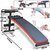 Foldable Incline Sit Up Bench Ab Workout Home Gym With Dumbell  Resistance Band