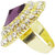 Toommy Vaans-New Bollywood Designer and Adjustable Anniversary or Party wear Purple rings