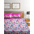 Bombay Dyeing Florentine 100% Cotton Pink Double Bed Sheet with 2 Pillow Covers 140 TC