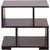 AAROORA Multipurpose, Bedside Table With Storage Cabinet In Wenge Finish