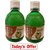 Farm Naturelle-Herbal Concentrated (Extra Fiber) Aloevera Juice Pack of 2 (Tasty and Fibrous) 400 Ml x 2 bottles