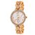 Abrexo ABX8041-GOLD Ladies Special Exclusive Studded Notable Series Watch - For Women
