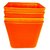Adaspo 7.5 Cm Plastic Pot For Home  Outdoor Decoration ( Pack Of 4 )