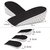 Aeoss Unisex Increase Orthoses Insole Half Cushion Workshop Height Male Female Footwear Shoes Height Workshop (4.3 CM)