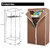 Kawachi Single Door Space Saving Foldable Wardrobe K02-Brown