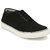 Men's Black & White Lace-up Sneakers