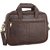 O.K. International 100 Genuine Leather 11 inches laptop bag for laptop/ cash/ messenger/ office