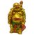 Valentine Gift Golden Laughing Buddha  feng shui for Money prosperity