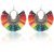 Multi colored Tassel Earrings Bohemian Hoop Earring