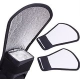 SHOPEE branded Mini Silver White Flash Diffuser Reflector for Canon Nikon Pentax Yongnuo Sony