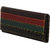 Brown Color Horizontal Rectangular Striped Ladies Wallet PU Leather Purse Wallet Clutch For Women
