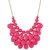 Fayon Party Style Diva  Pink Bubble Embellished Water Drop Charm Necklace