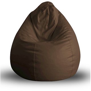 Buy UK Bean Bags Classic Bean Bag Cover Large Size ( L Size ) - Dark Brown Online @ ₹508 from ...