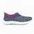 Asian Pink & Gray Slip On Sports Shoes For Women