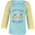 Minnow Girls Printed 3/4 Sleeves Raglan Cotton Tshirt(2-13 Years , Pack of 3)