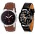DCH Round Dail Multi Leather And Synthetic StrapMens Quartz Watch For Men