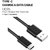 USB 3.1 Black Type C Cable for Le 2 Pro