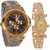 Rosra gold  silver and AKS gold watch for couple