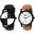 Gen Z GENZ-CO-SOC-BRO-0001 combo of 2 youth chess and brown minimalist watches