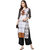 Janasya Women's Multicolor Printed Crepe Front Slit Kurti
