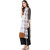 Janasya Women's Multicolor Printed Crepe Front Slit Kurti
