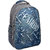 Blue  Gray Polyester School Bag
