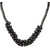 Fayon Fashion Statement Gun Black Multilayer Beaded Charm Necklace