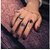 STRIPES 4 Piece Finger Ring Set For Girls