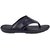 MyWalk Mens Leather Black Open Casual Slipper