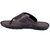 MyWalk Mens Leather Brown Open Casual Slipper