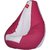 Comfy Bean Bag PINK WHITE L SIZE Without Fillers - Cover Only