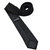 Wholesome Deal Purple And Black Colour Microfiber Narrow Tie (Pack of Two)
