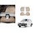 Autonity Perfect Fit 3D Beige Car Floor/Foot Mats For Maruti 800