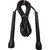 Port Unisex Pencil Sleek Black Skipping Rope (Rope Length 84 inches)