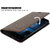 Ceego Ultra Compact Magnetic Lock Flip Cover for Nokia 8 (Carbon Fiber - Bronze)