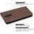 Ceego Ultra Compact Magnetic Lock Flip Cover for Nokia 8 (Carbon Fiber - Bronze)