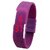 TRUE CHOICE NEW Purple unisex led watch