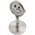 Smiley Spiral Mini Round Table/Desk/Shelf Clock And Car Dashboard (5 cm x 5 cm x 9.3 cm) Assorted Colors
