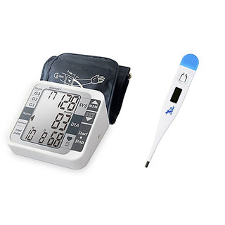 DR GENE ACCUSURE UPPER ARM AUTOMATIC BP MONITOR TK AND DIGITAL THERMOMETER ACCUSURE MT-101 COMBO