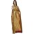 KGMAK Georgess Golden Party Wear Kanchipuram Silk Saree For Women
