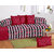WI International Cotton Diwan Set(content 1 Single Bed Sheet, 5 Cushion Cover, 2 Bolster, Total - 8 Pcs Set, Exclusive Design)