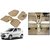 Autonity 3D Beige Car Floor/Foot Mats For Maruti Alto 800