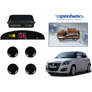 Buy Speedwav Reverse Car Parking Sensor LED Display BLACK - Maruti ...