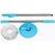 Sayee Cleaning Stainless Steel Mop Rod Set Mop Set  (Multicolor)