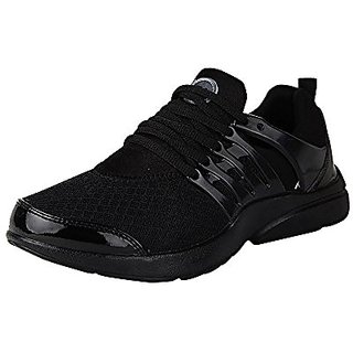 Air Sports Men's Black Running Shoes 