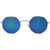 Wrode Horizontal Blue Mirrored Sunglasses