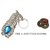 Combo of OMG key Chain  3 Fengshui Lucky Coins