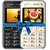 Combo of Gfive A98 (Black)+ Gfive A98 (Gold) Card phone with vibration dual sim dual camera bluetooth dailer mobiles